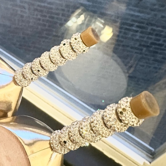 🌺SOPHIA WEBSTER🌺 Rosalind Metallic Crystal-Heel Sandals size 37 - Picture 9 of 17